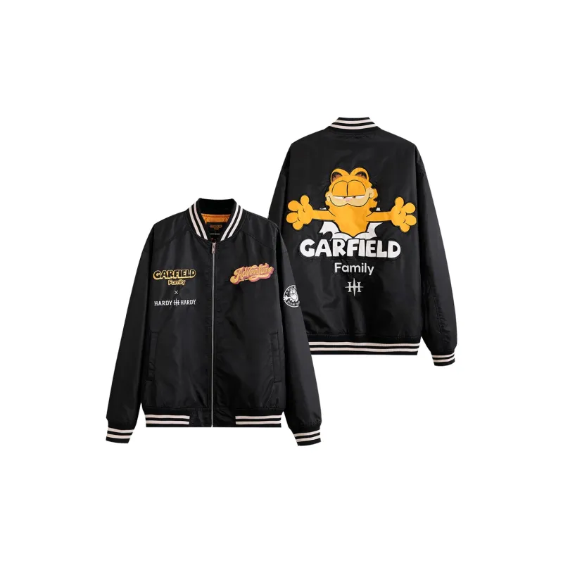 HARDY HARDY x JIAFEIMAOJIAZU Baseball Jacket Unisex Black-2