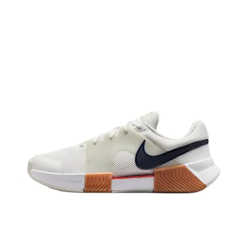 Nike Zoom GP Challenge 1 Abrasion Resistant Low Top Tennis Shoes Men's White