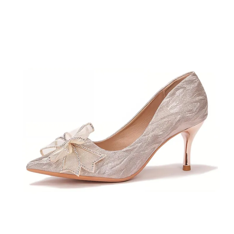 KATHRYN WILSON Galaxy Flash Slim Heel High Heels 7cm Women's-8