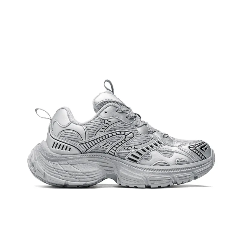 NFL Ultra S Los Angeles Rams Low Top Chunky Sneakers Unisex Gray-1