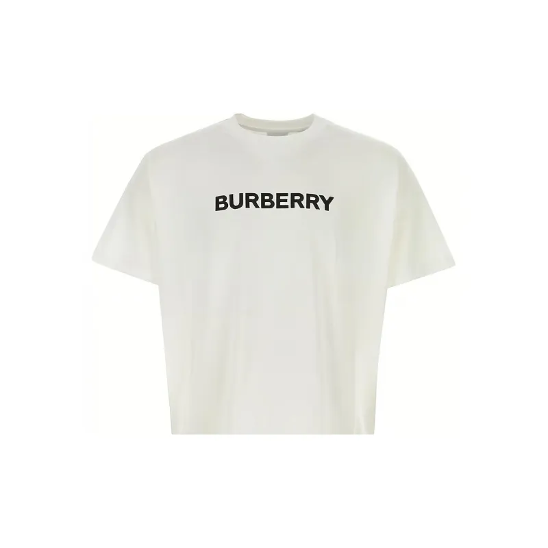 Burberry Logo Printed Crewneck T Shirt-4