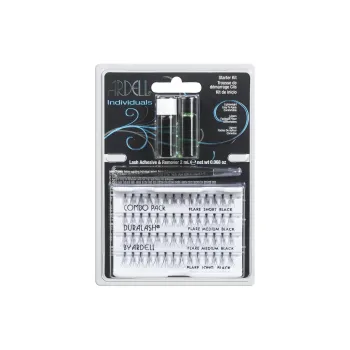 ARDELL Duralash Entry-Level Set False Eyelashes Single Cluster Black Mascara+Adhesive+Makeup Remover+Tweezers