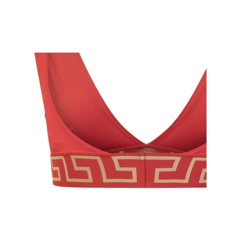 VERSACE Greca detail Bikini Top-4