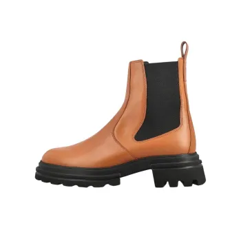 HOGAN Round Toe Chelsea Ankle Boots Women's