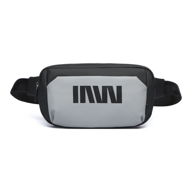 SEPTWOLVES Fabric Fanny Pack Regular Men's Gray/Black-0