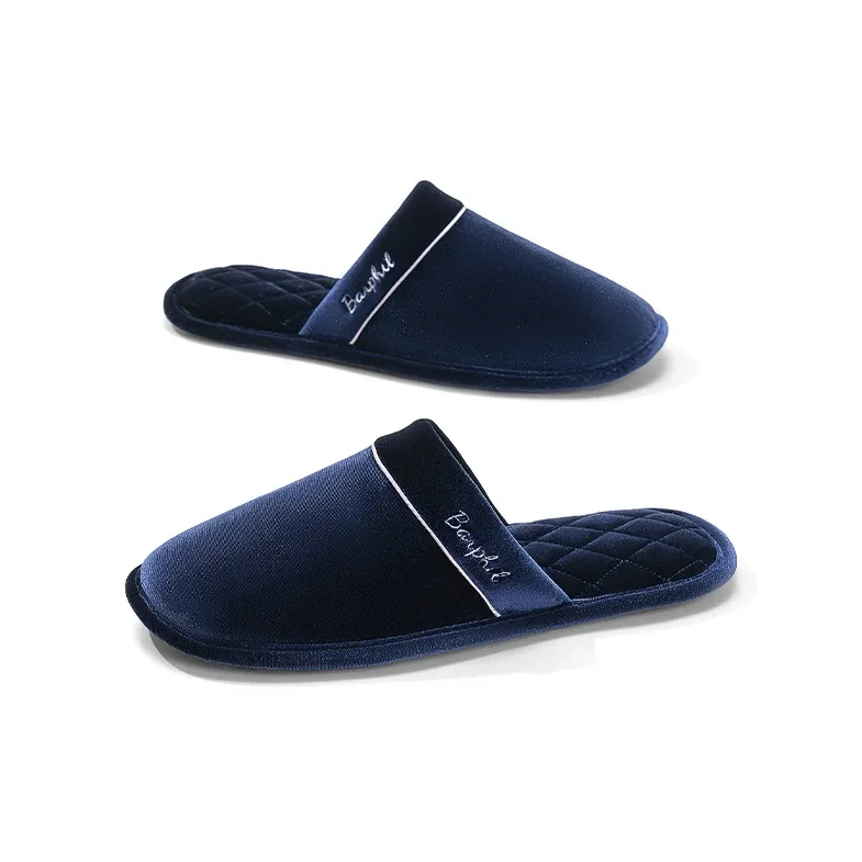 Barphil Men's & Women's Indoor Home Fall & Winter Slip Resistant Cotton Slipper With Soft Sole Closed Toe Casual-8