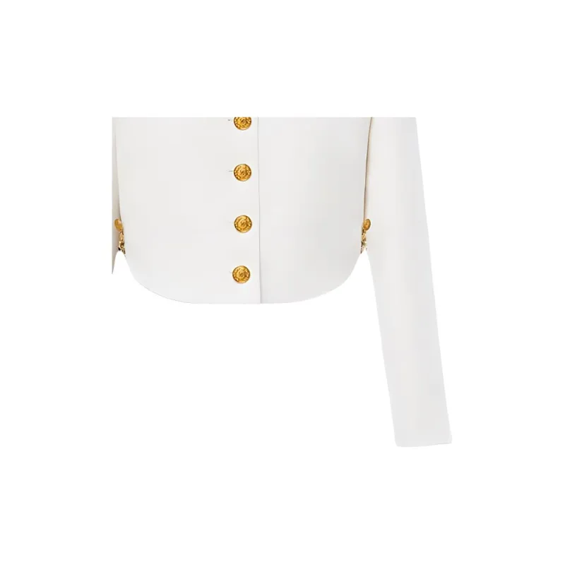 LOUIS VUITTON Chain Detail Cropped Jacket-5