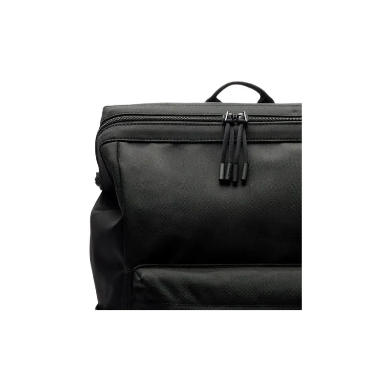 LACOSTE Polyester Backpack Regular Men's Black-3