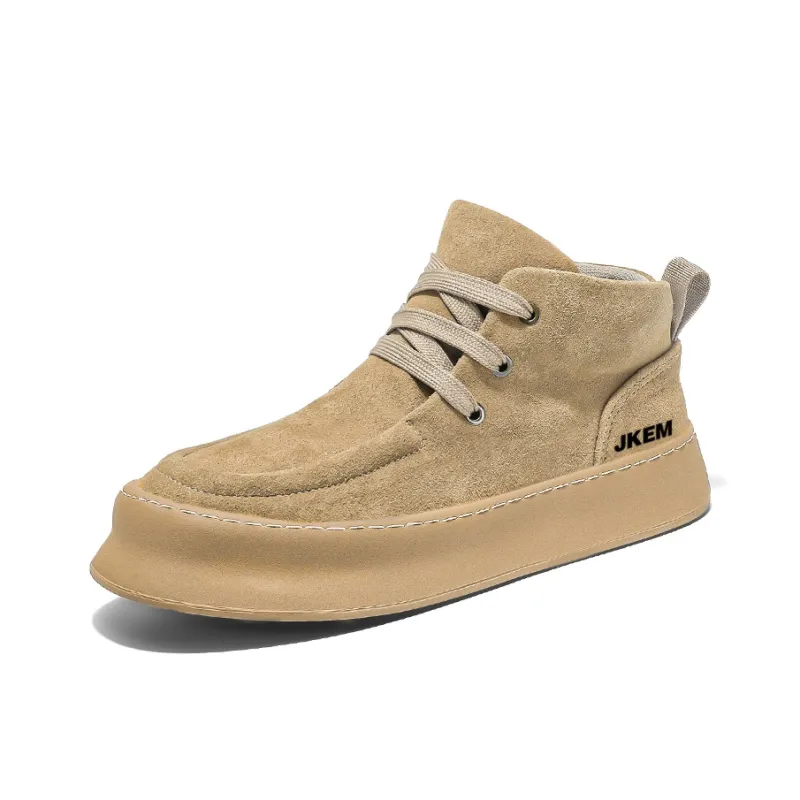 JKEM Cushioned Slip-Resistant Abrasion-Resistant High-Top Casual Shoes Men's-6