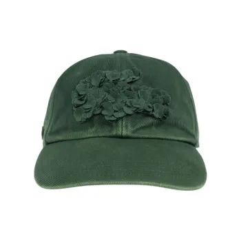 LACOSTE X Lemarié Floral appliqué Cap