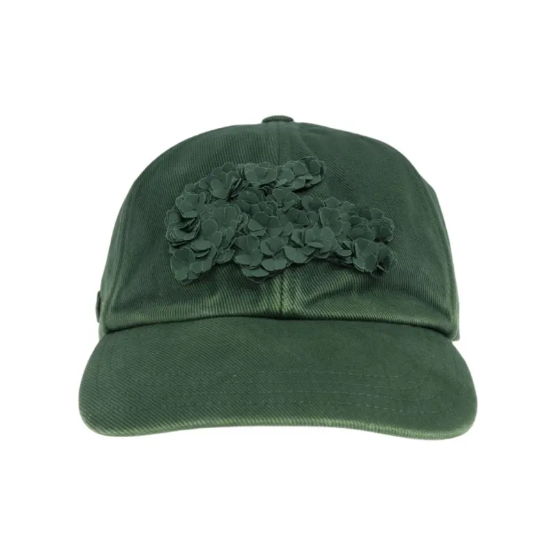 LACOSTE Floral Embellished Baseball Hat-0