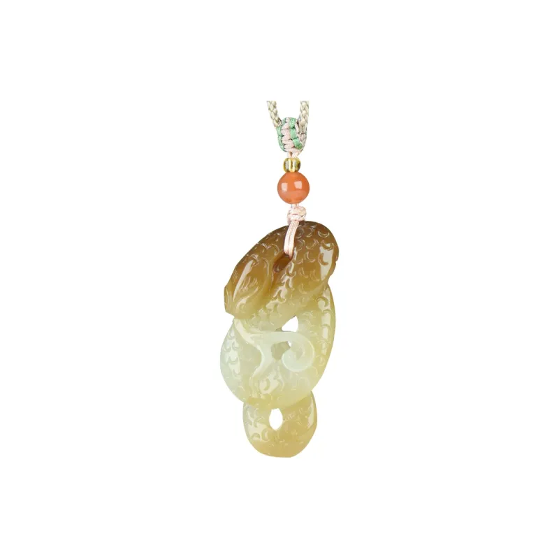 KUNYUYAO Hetian Jade Pendants White Jade Unisex-38