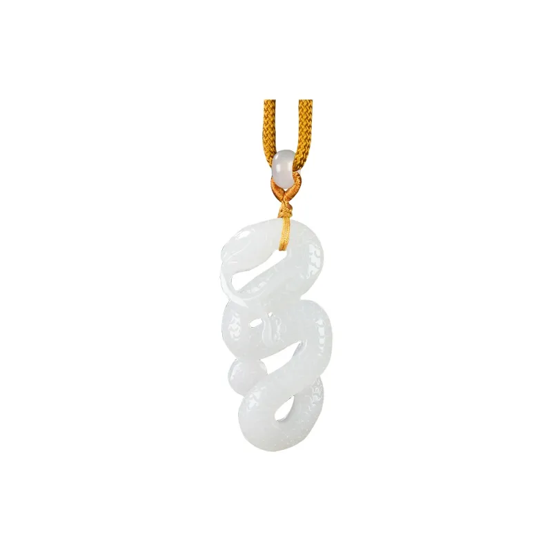 KUNYUYAO Hetian Jade Pendants White Jade Unisex-18