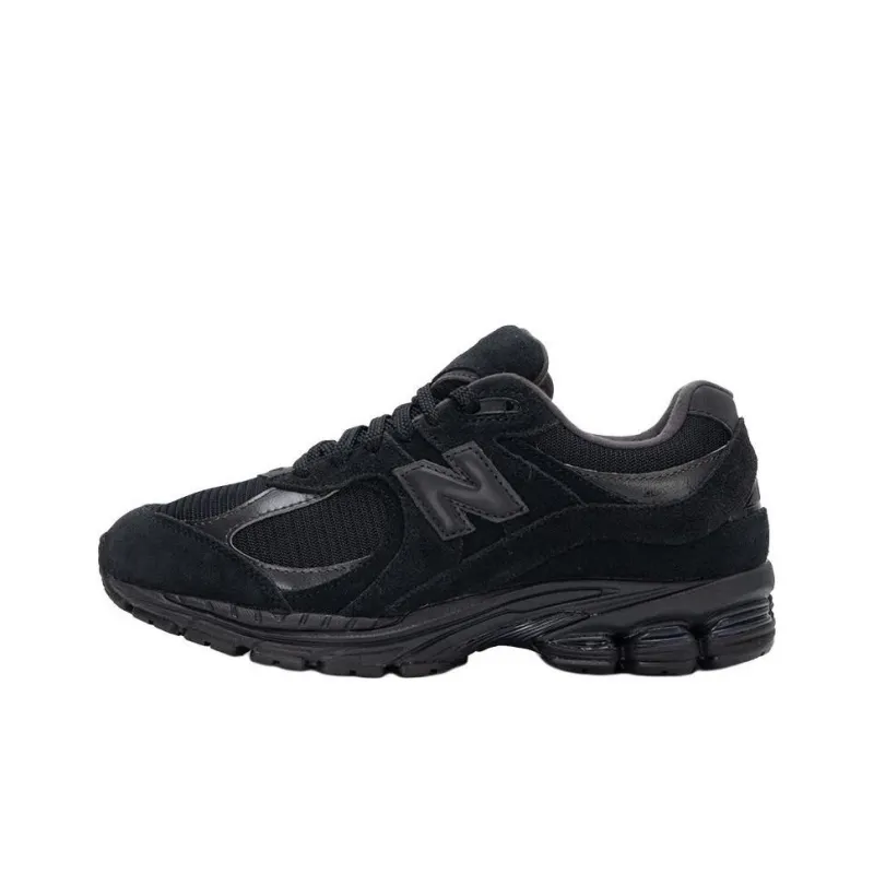 New Balance 2002R Triple Black Suede-0