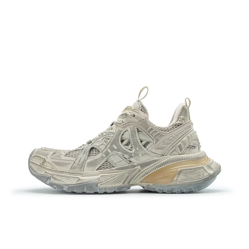BASLS Moon Exploration 2.0 Collection Slip Resistant Height Increasing Low Top Chunky Sneakers Unisex-22