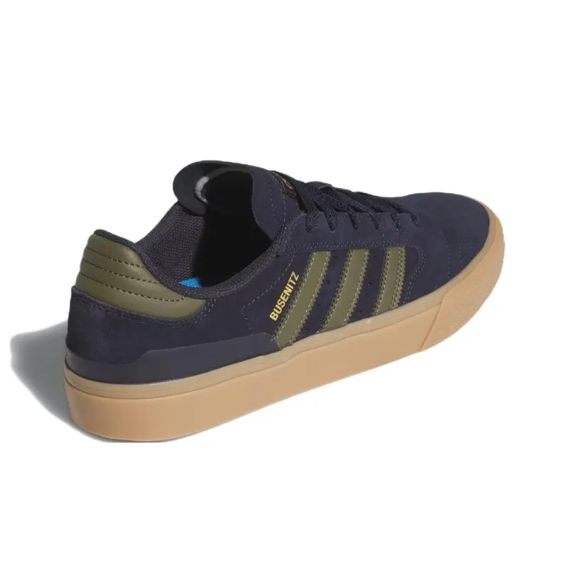 Adidas Busenitz Vulc Ii Legend Ink Olive Strata Gold Metallic-4