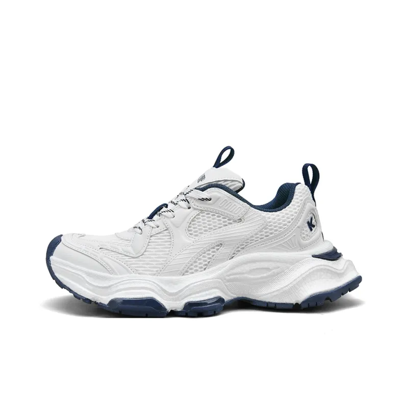 SK.TRIP Cushioned Wear-Resistant Supportive Lightweight Height Increasing Low-Top Running Shoes Unisex Titanium Gray-40