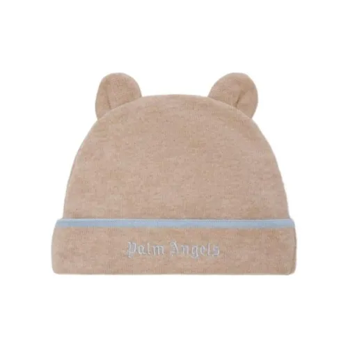 PALM ANGELS Cotton Beanies Kids' Brown