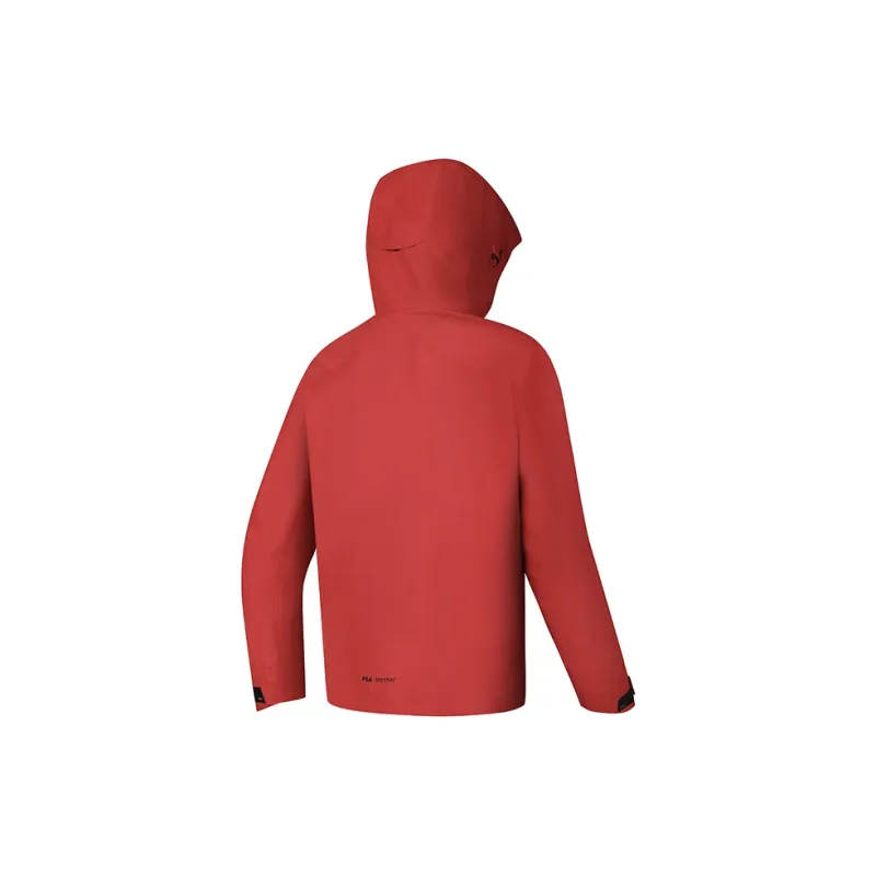 FILA Water Resistant Windbreaker Jacket Men's Dark Brier Red-2