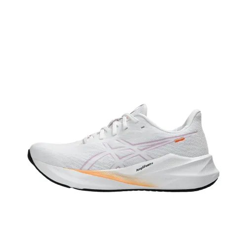 Asics Abrasion Resistant Low Top Running Shoes Women's White Purple