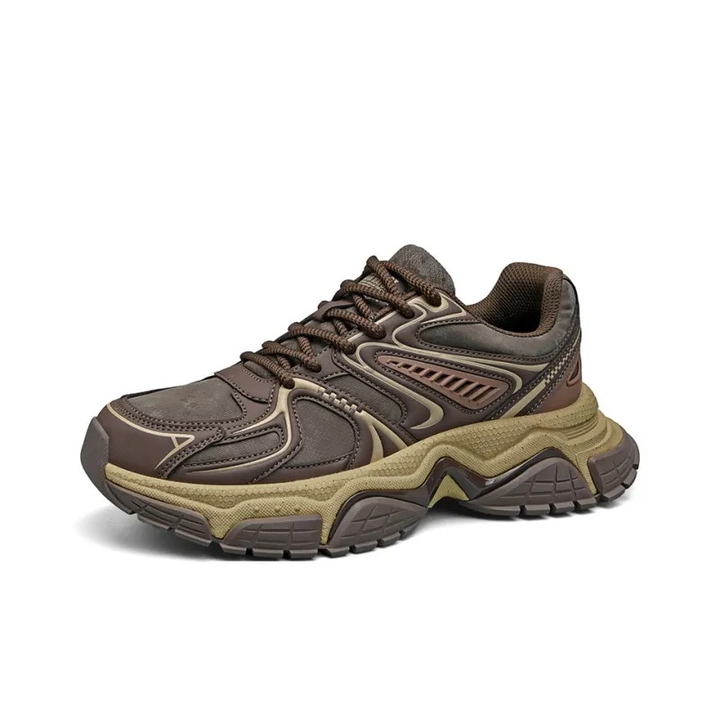 AOKANG Cushioned Wear-Resistant Slip-Resistant Low-Top Chunky Sneakers Men's Shopping Bag-1
