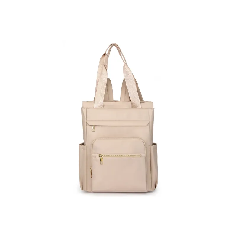 Yalu Nylon Fabric Backpack Women's Cherry Blossom Pink/Olive Green/Pearl White/Classic Black/Khaki/Coffee-21