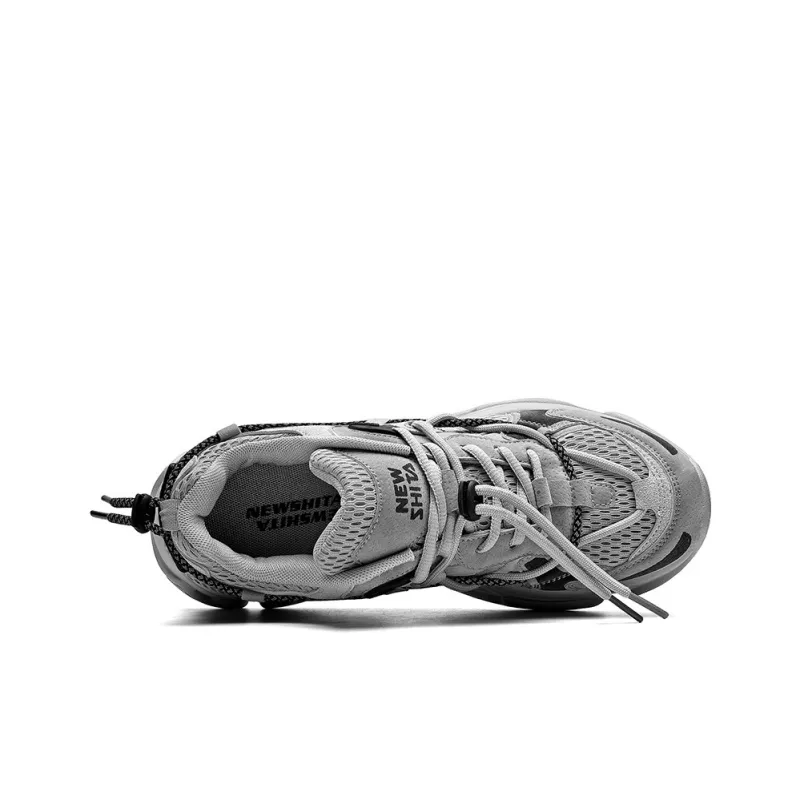 SOURCE Slip Resistant, Abrasion Resistant, Supportive, Balanced, Lightweight Low Top Chunky Sneakers Unisex-12