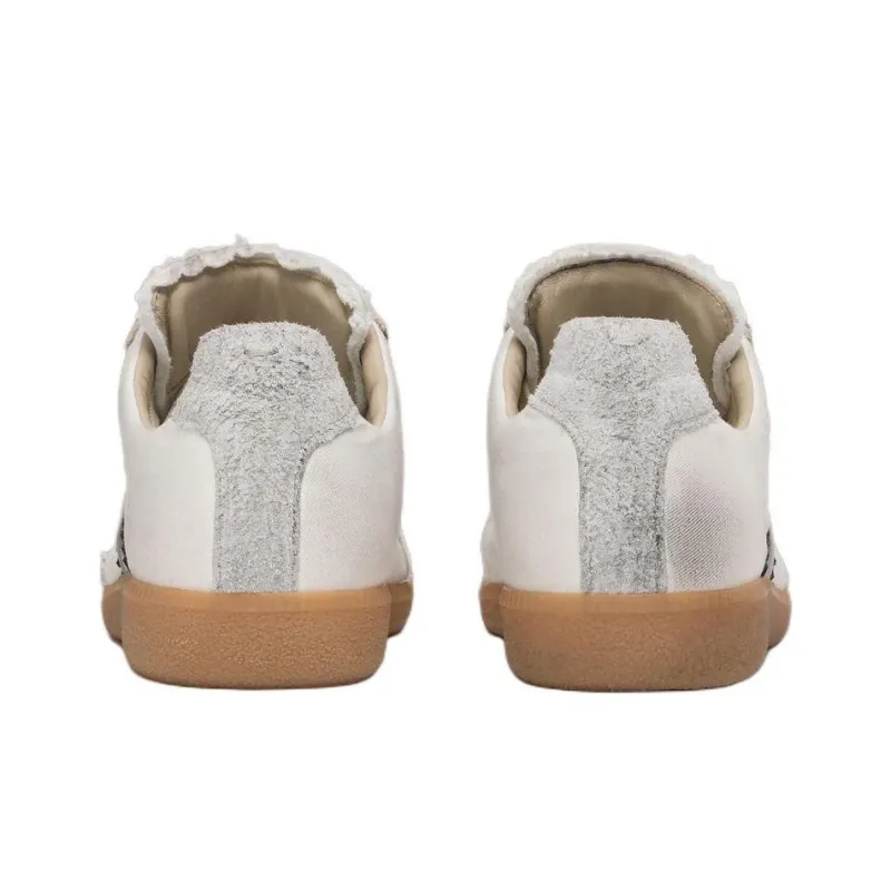 Maison Margiela Replica Low Top Skateboard Shoes Women's Ecru-4