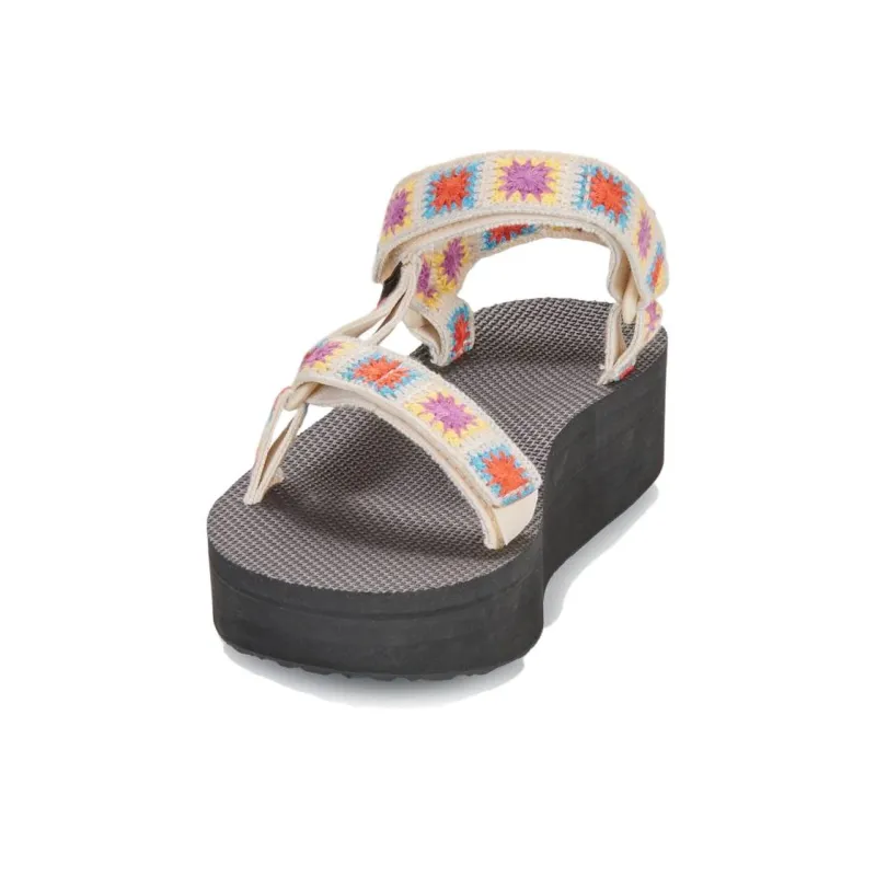 Teva Beach Sandals Women's Black Beige-4