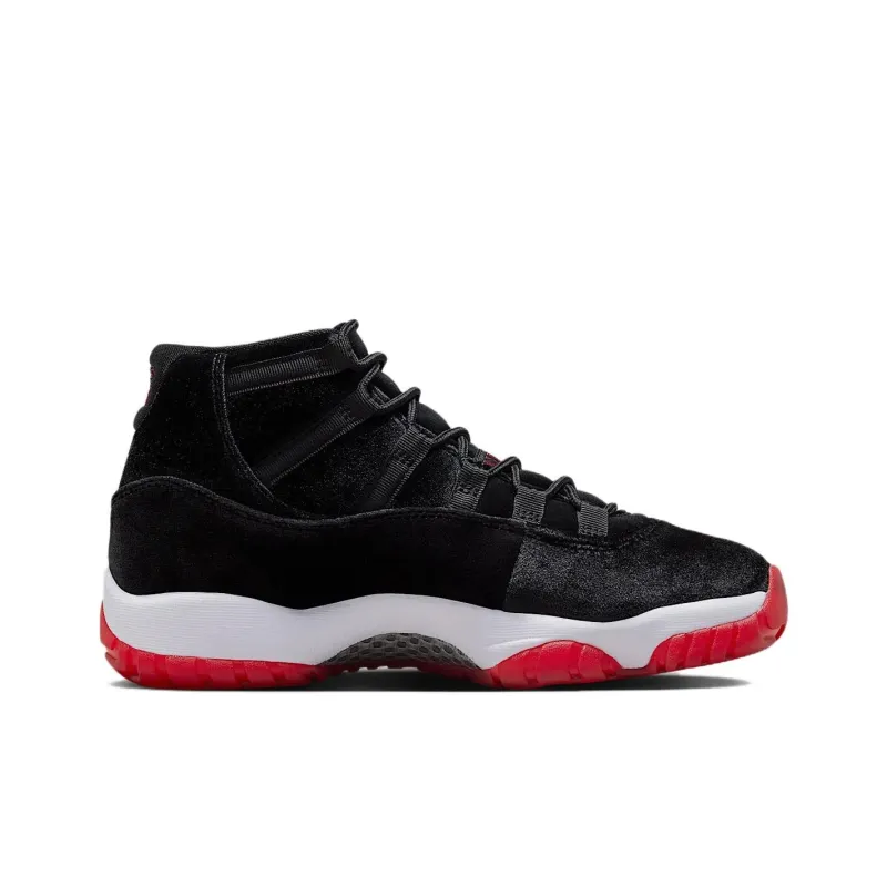 JORDAN 11 Retro Bred Velvet Women's-1