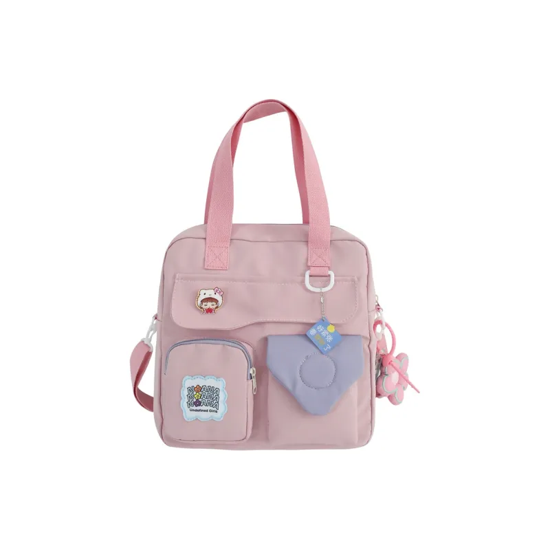 Yalu Nylon Backpack Regular Women's White/Black/Purple/Blue/Pink-8