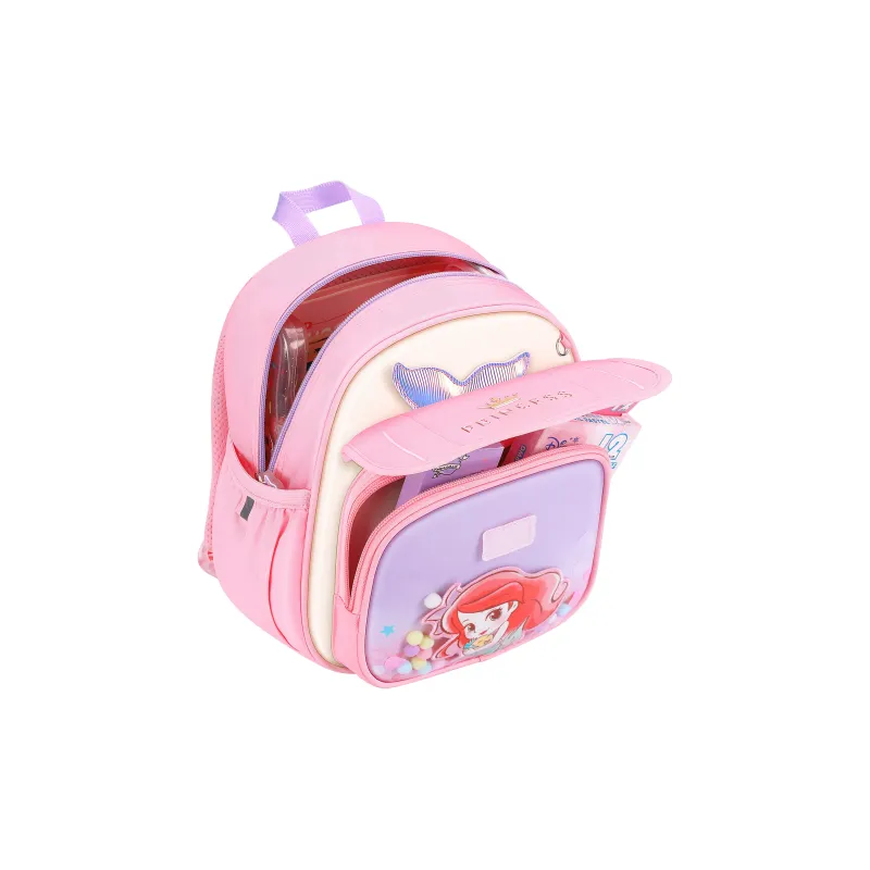 Disney Princess Polyester Kids' Student Backpack Bag Regular Kids' Pink-2