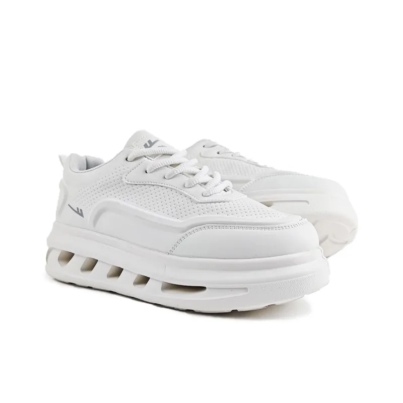 Warrior Box For White Sneakers Casual Shoes Cushioned Slip-Resistant Abrasion-Resistant Low-Top Casual Shoes Men's Ecru-2