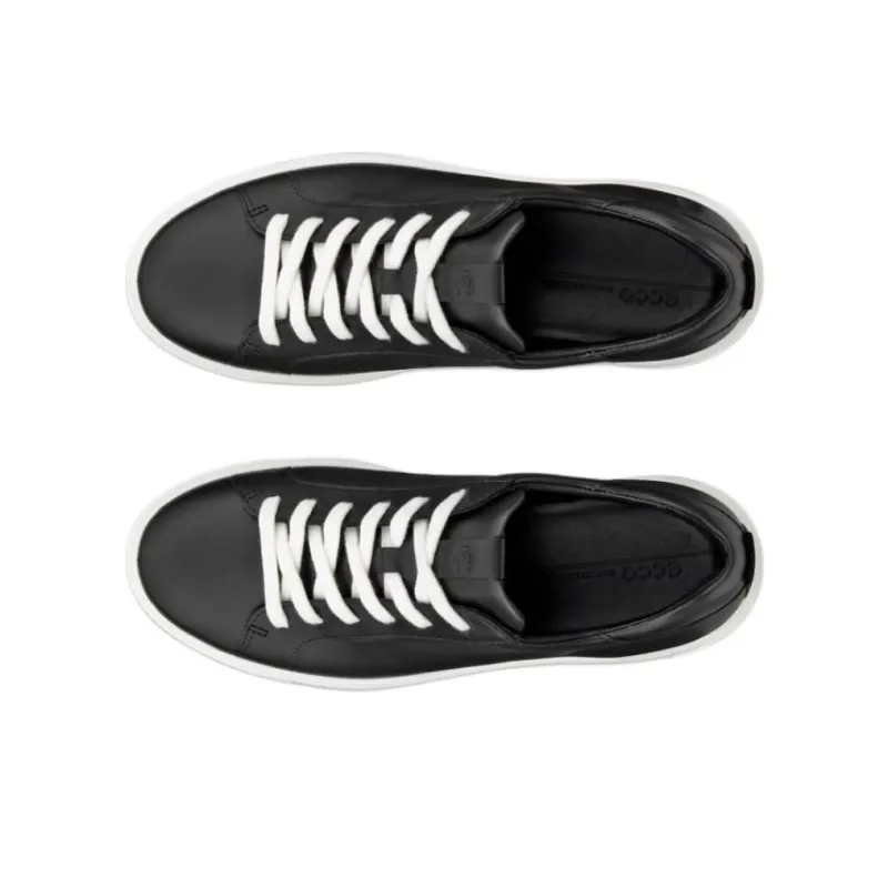 Ecco Street Tray Low Top Skateboard Shoes Women's Black-3