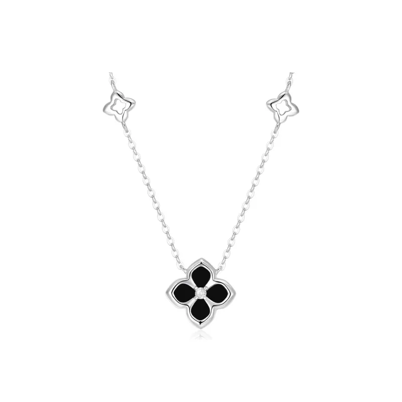 KADER Lucky Four Leaf Clover Series Jade Necklaces Women's-12