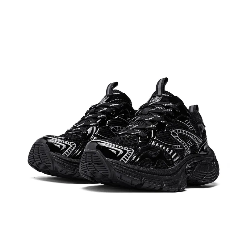 NFL Ultra S Los Angeles Rams Low Top Chunky Sneakers Unisex Black-2