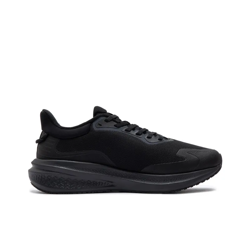 361° Rainy Day 7.0 Cushioning Wear Resistant Low Top Casual Running Shoes Men's Black-1