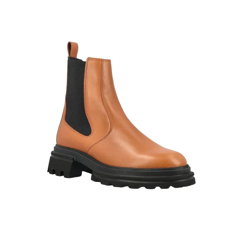 HOGAN Round Toe Chelsea Ankle Boots Women's-2