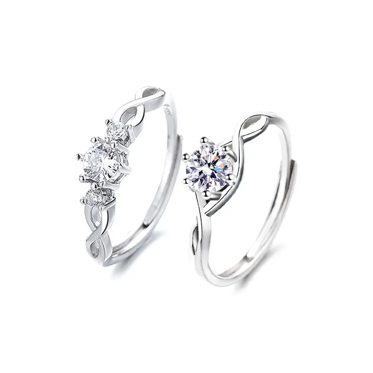 Onakiiko S999 Fine Silver Ring Gift Box Set Women's-0