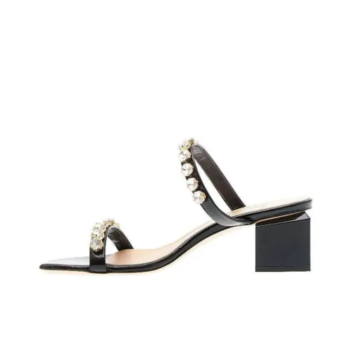 AGL Abrasion-Resistant Slide Slippers Women's Black