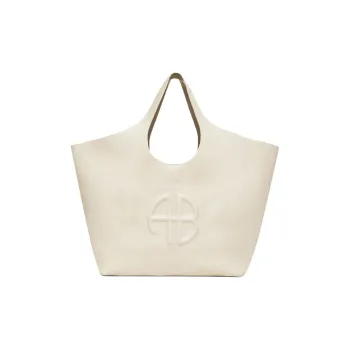 Anine Bing Lili Logo Embossed Shopper Bag
