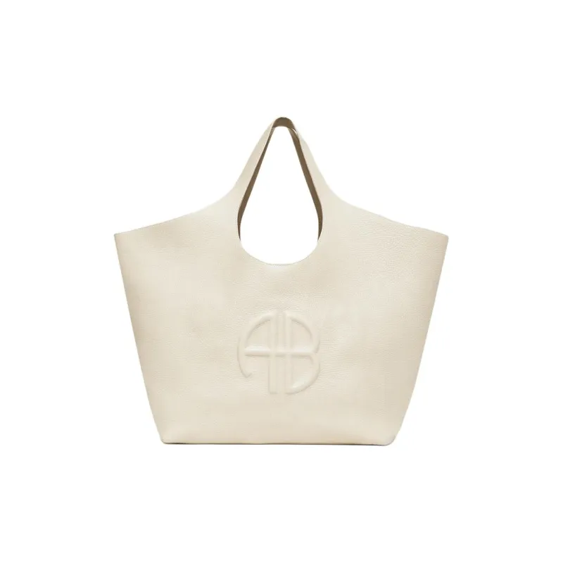 Anine Bing Lili Logo Embossed Shopper Bag-0