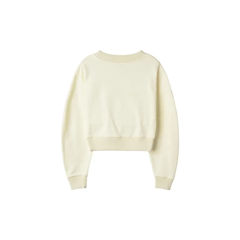 Alexander McQueen Logo Embroidered Cut Out Sweatshirt-1