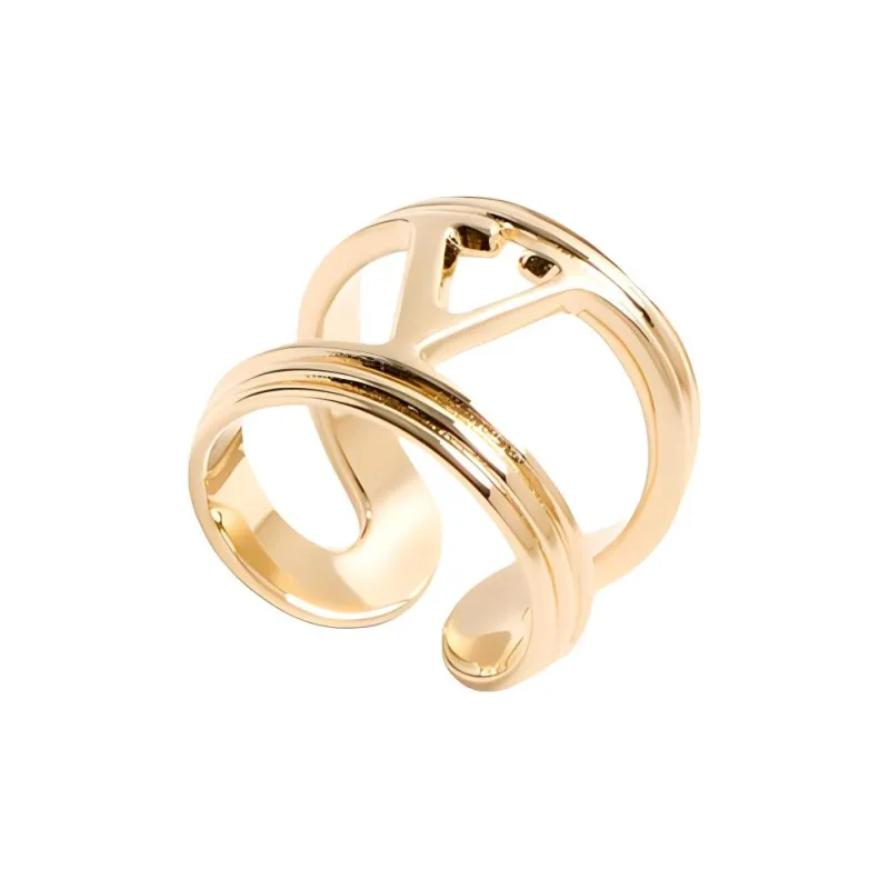 Valentino Metal Rings Women's Gold-2