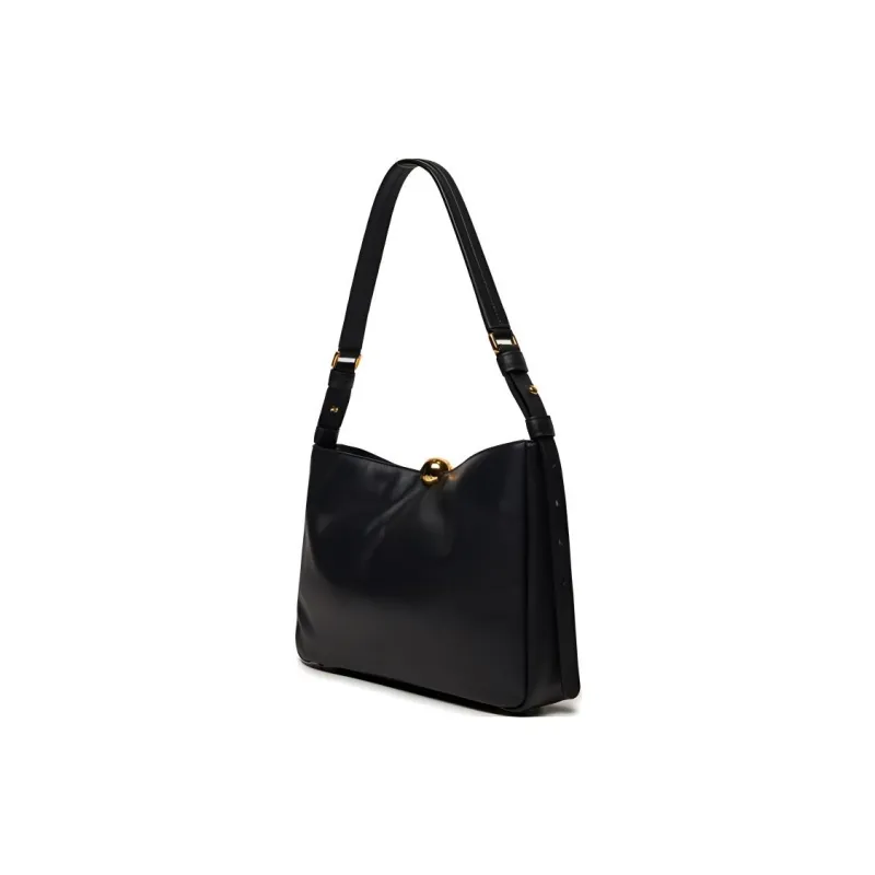 Furla Luxurious Calfskin Shoulder Bag Women's Black-2