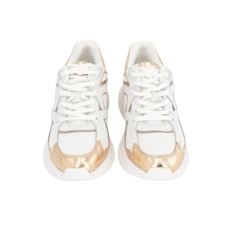 MICHAEL KORS Low Top Casual Shoes Women's White Gold-2