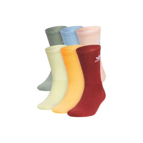 Adidas Originals Trefoil Crew Socks 6 Pairs