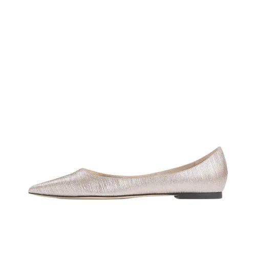 Jimmy Choo LOVE Casual Single shoes Twist Women's Champagne