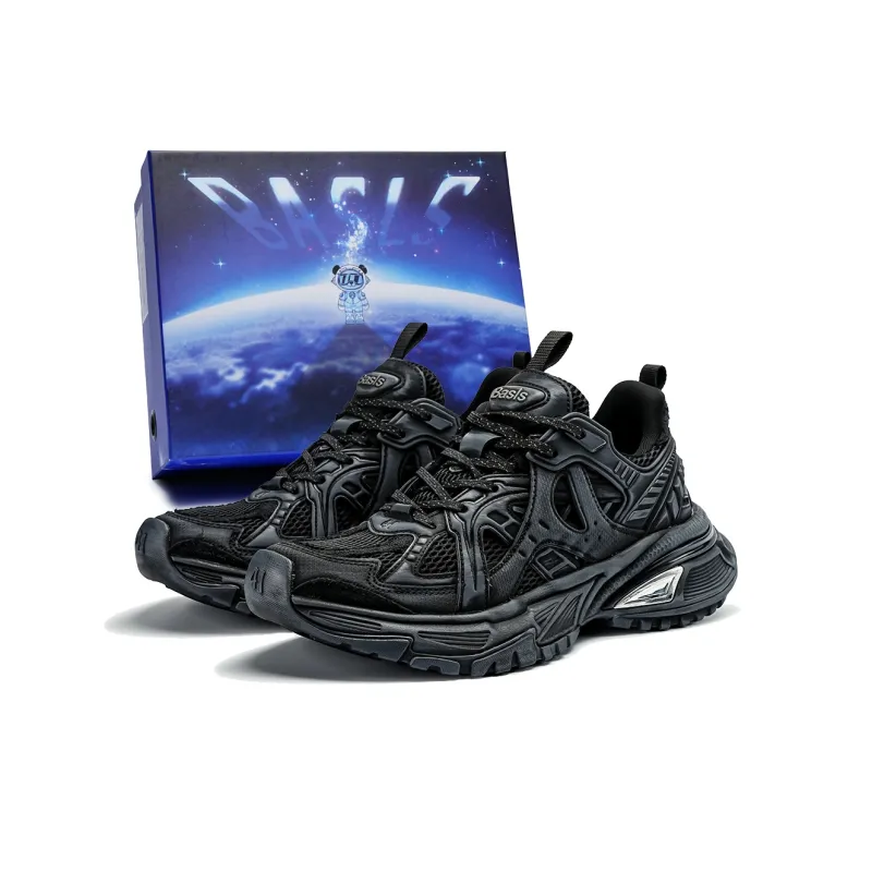BASLS Moon Exploration 2.0 Collection Slip Resistant Height Increasing Low Top Chunky Sneakers Unisex-0