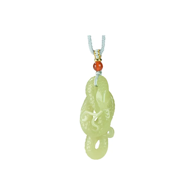 KUNYUYAO Hetian Jade Pendants White Jade Unisex-27